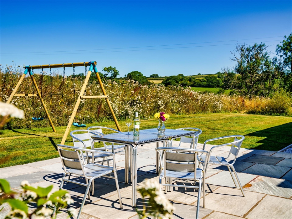 The farmhouse has it's own large private garden