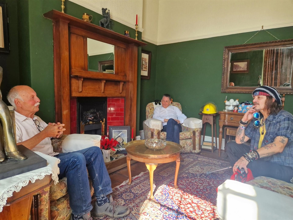 Johnny Depp hears about Dylan's story and home