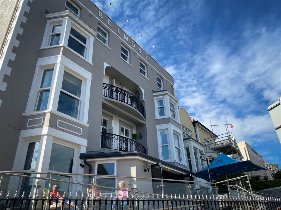 Watch the world go by whilst you take in the view