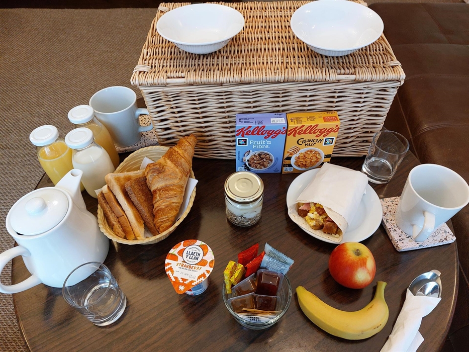 Breakfast Hamper at The Southcliff Tenby delivered to your room for an easy start to your day.
