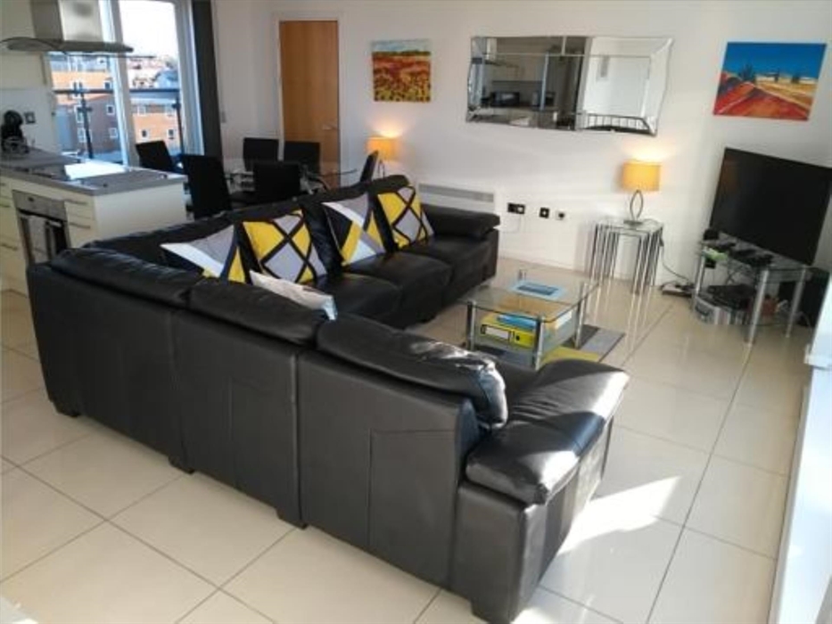 Open plan living area