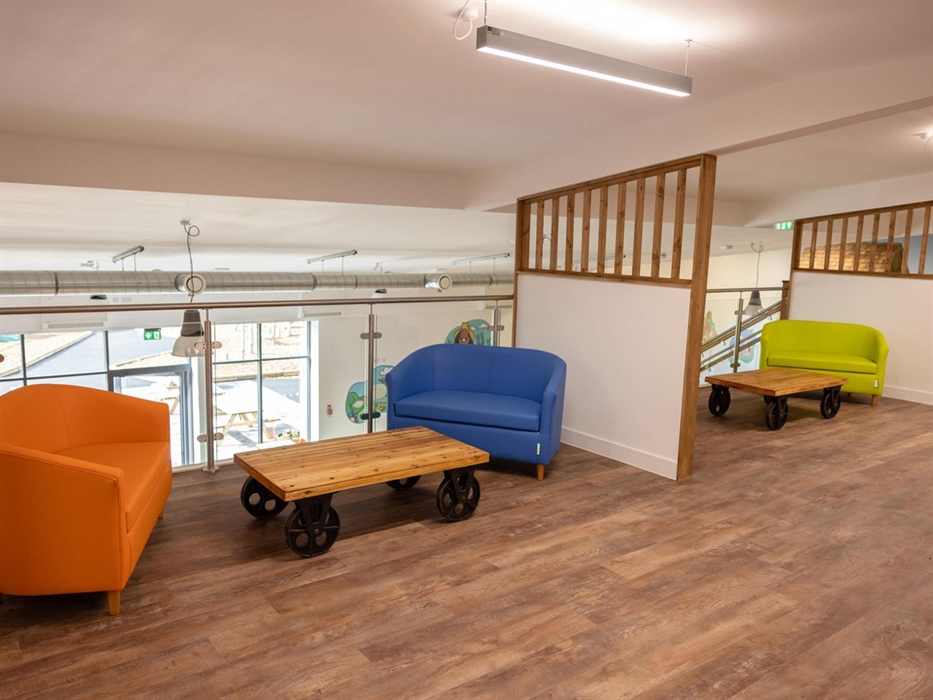 Play Barn, seating area