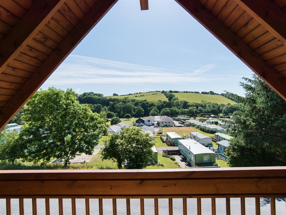 Balcony View from a Cabin