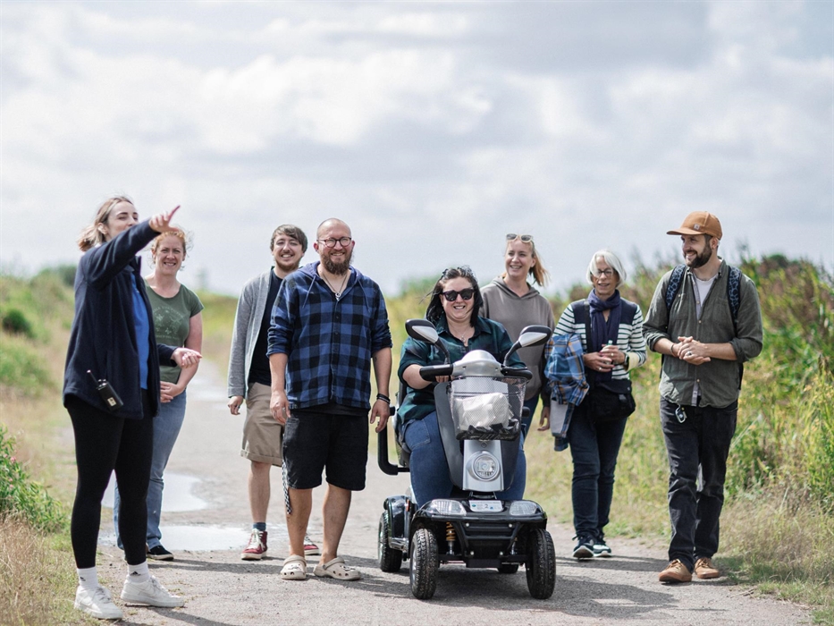 Group of people on a guide walk - Dakeney Fox Photography