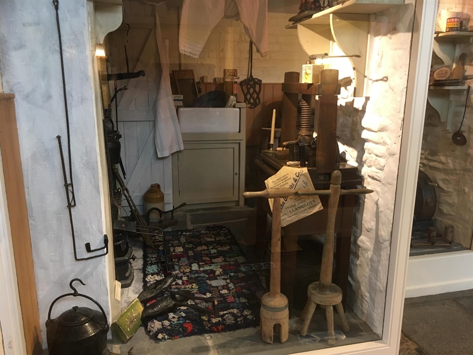 Recreation of a Victorian kitchen and laundry