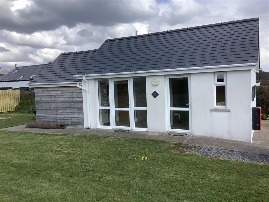 The toilet block has 2 toilets, shower and a washing up area.  There is also information about the local area.