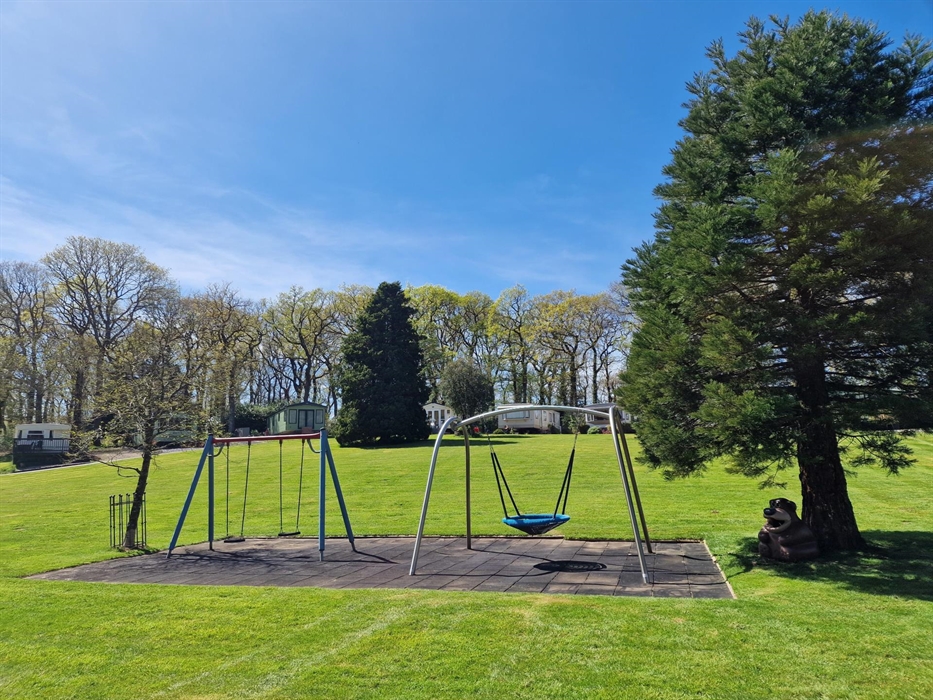 Play area swings