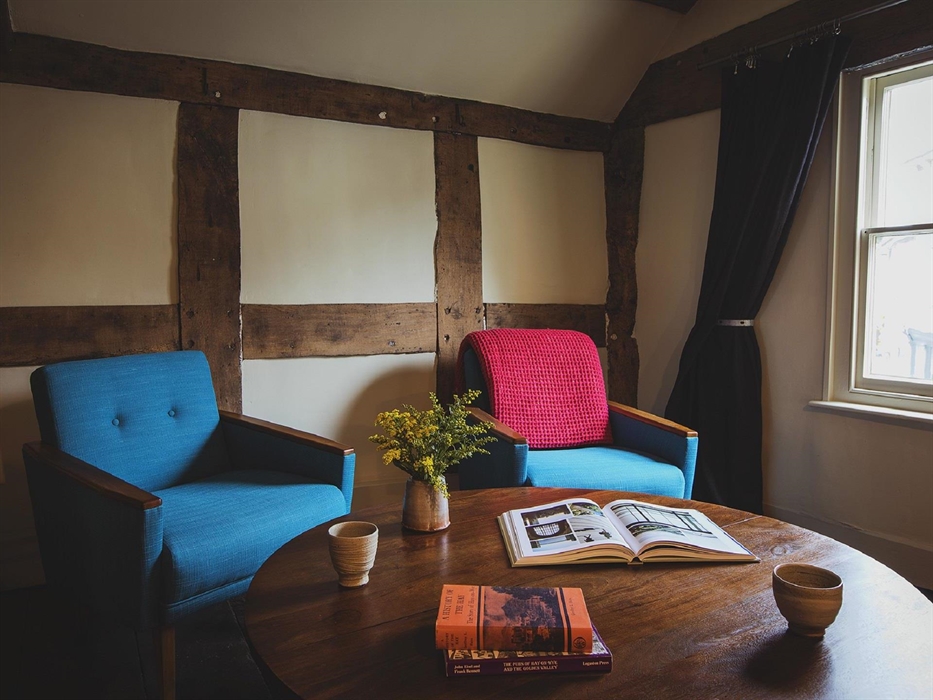 The master suite sitting room