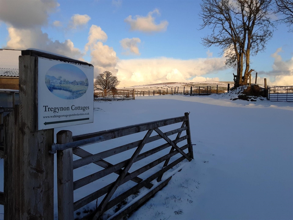 Snow is quite rare but when it arrives it just enhances the natural beauty of rural West Wales, in its own way. But, regardless of the temperatures ou