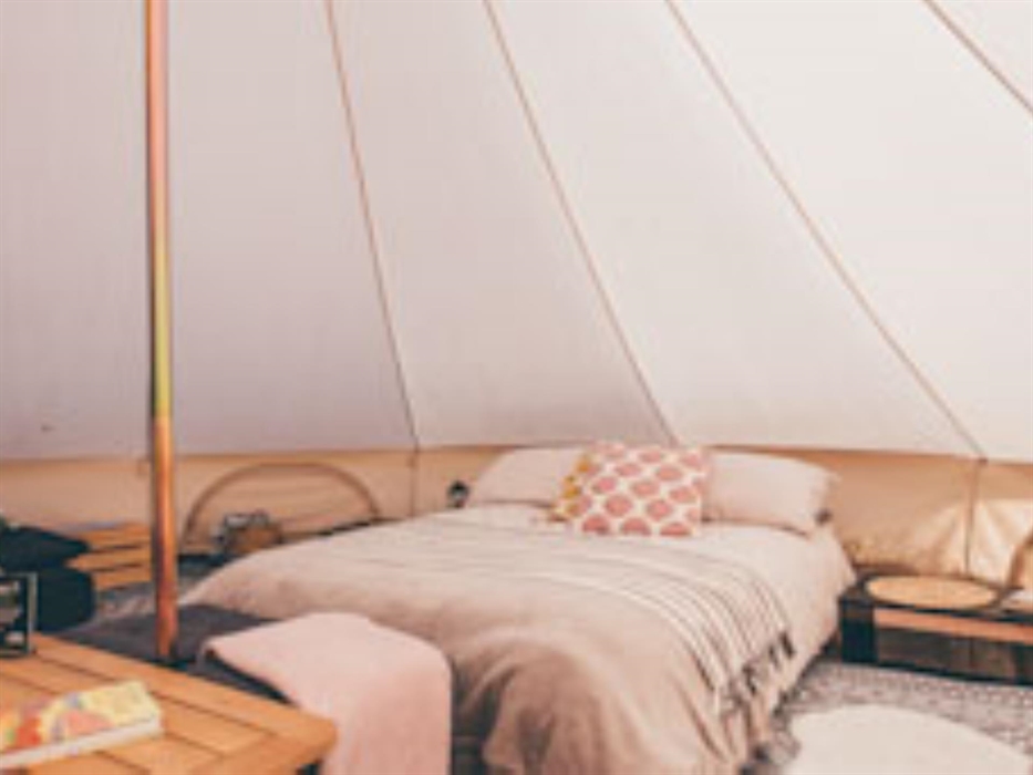 Bell tent interior