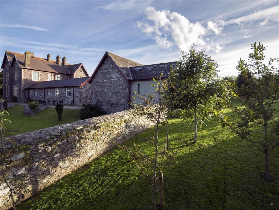 Penrhiw Priory Five Star Guest Accommodation, St Davids, Pembrokeshire. Ancient Wall