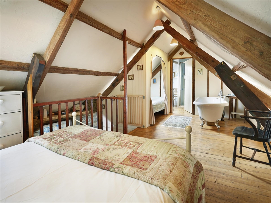 Traditional Character full of cosy luxury at Y Beudy Wig farm