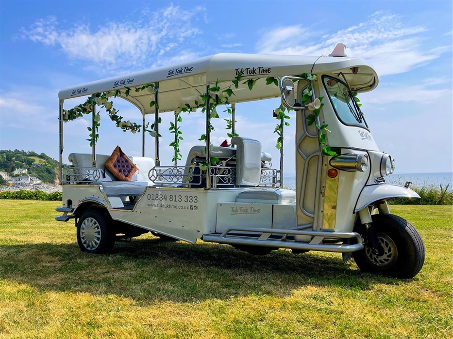 Our six seater Tuk Tuk to maximise your views!!