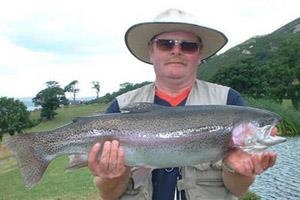 Fishing at Graiglwyd Springs