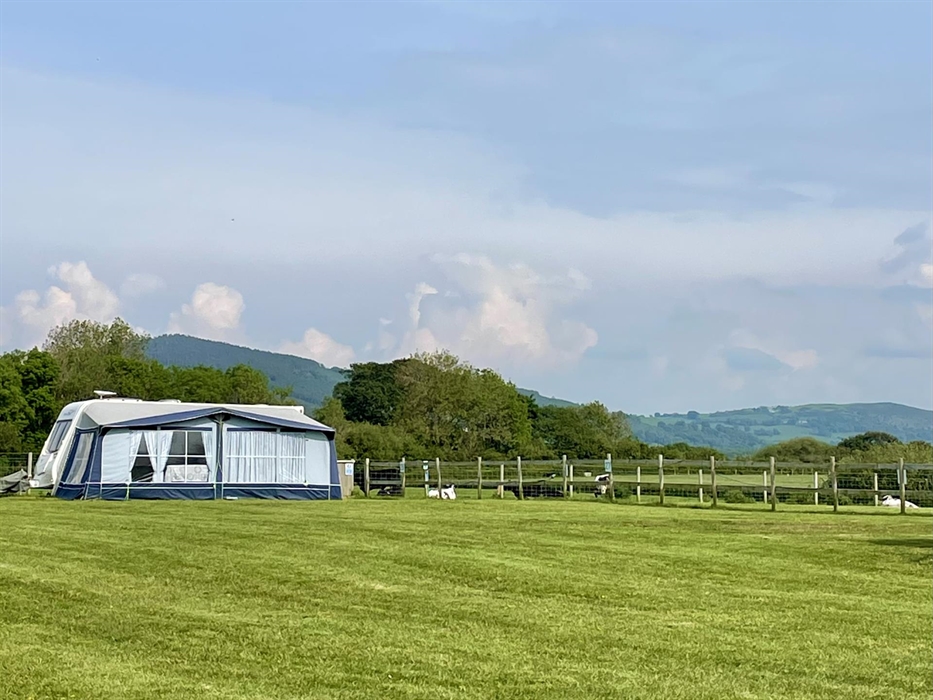 Beautiful views of the Clwydian mountain range