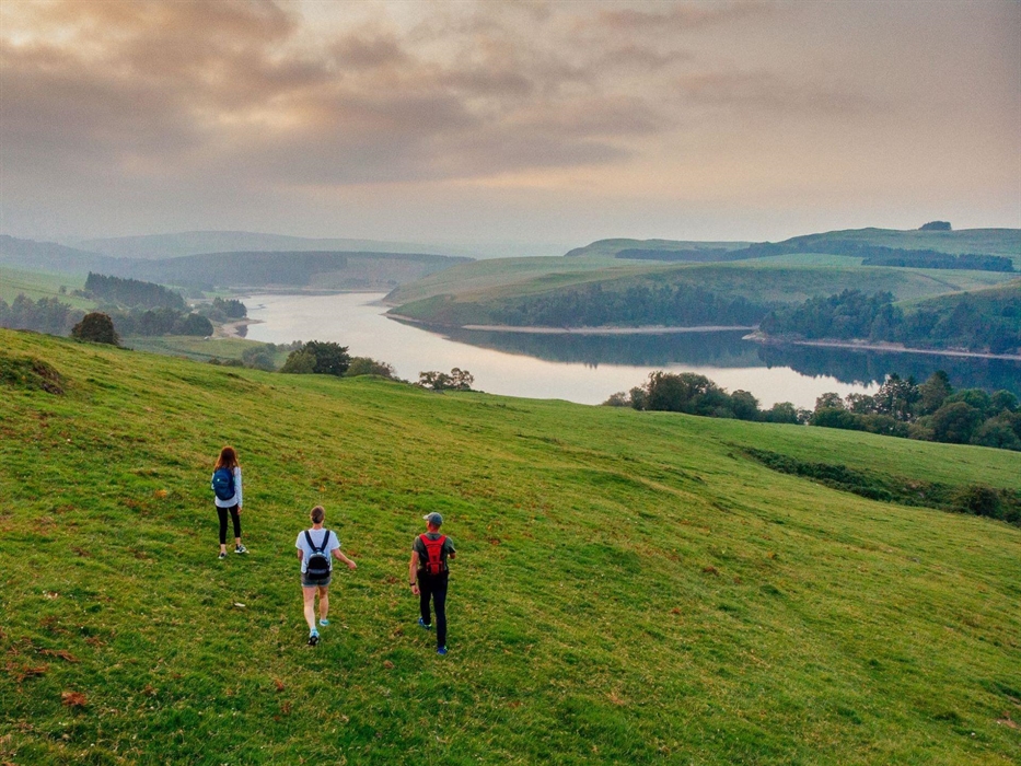 Clywedog reservoir, Glyndŵr's Way