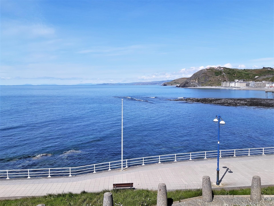 Stroll along Aberystwyth prom