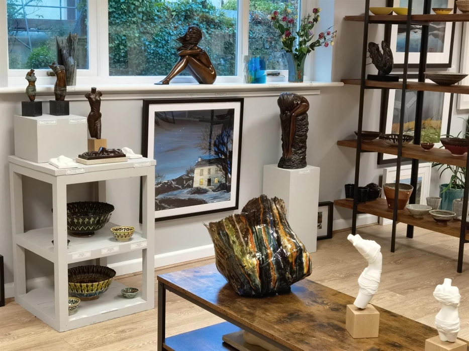 Part of the Gallery at Oriel Llanteglos Gallery, Llanteglos Estate, Llanteg, Pembrokeshire