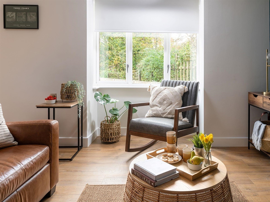Rocking Chair, Relax, Leather Sofa