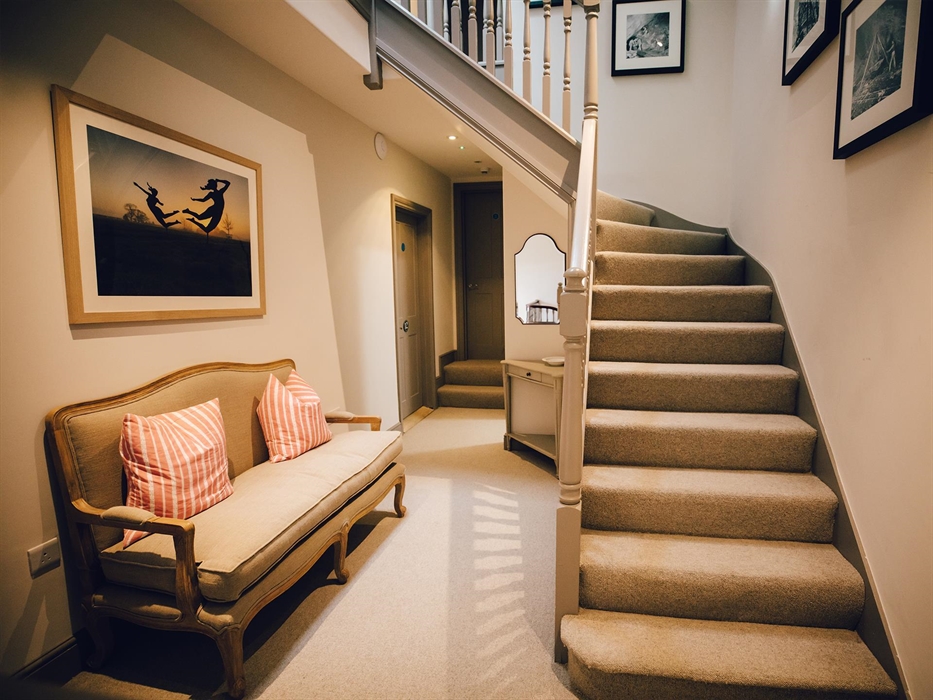 Tastefully decorated with local art