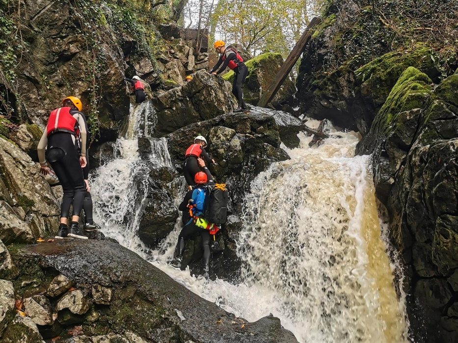 Gorge walking in the Brecon beacons, visit the jacuzzi or take on the waterfall crawl.