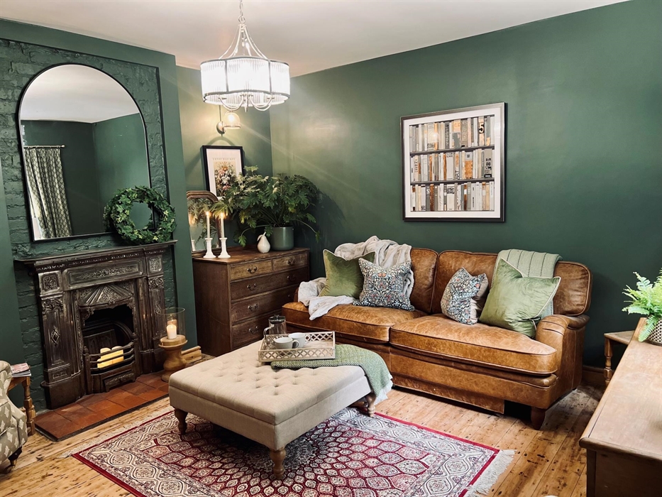 This luxurious living room, light and bright with views across to the local park. Snuggle down at night to catch a movie, or simply relax and enjoy th