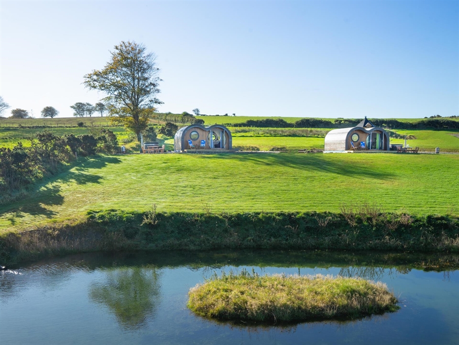 Lets Glamp Retro Luxury Glamping in West Wales - Madonna and Queen from over the pond