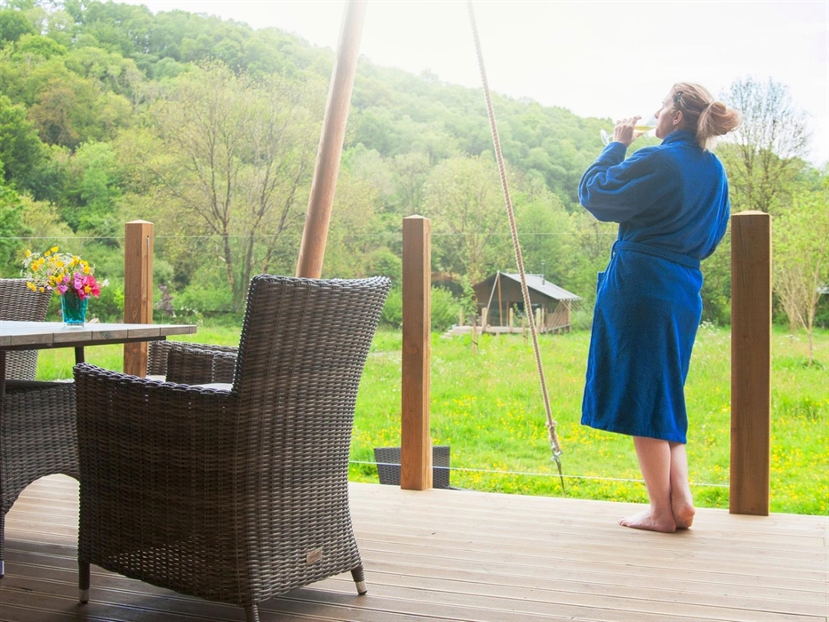 Secluded and rural.  The ideal place to unwind and relax