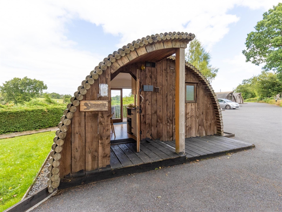 Exterior of Pod and Parking