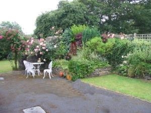 Private garden with orchard