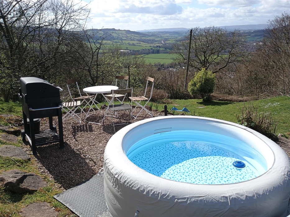 Subject to availability, enjoy taking in the view from your hot tub. We cannot guarantee availability.