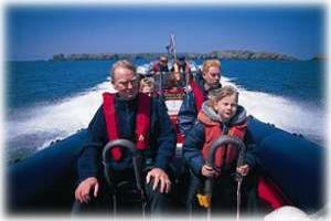 Rib ride between islands