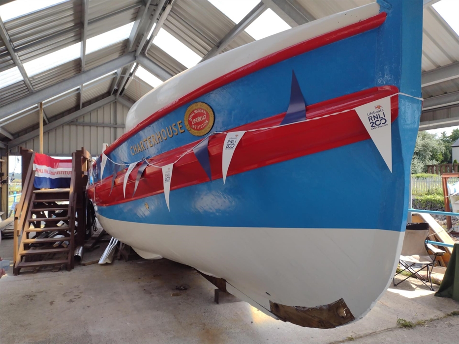 Restoration of our Lifeboat is coming along nicely