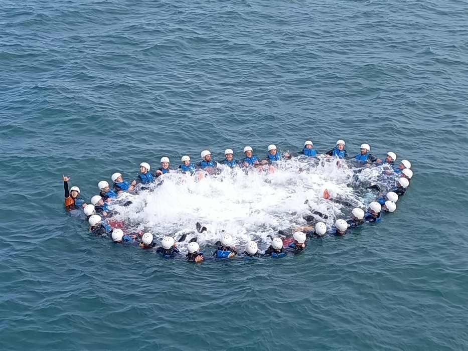 Get your dose of vitamin sea with us while coasteering on the Gower Peninsular!