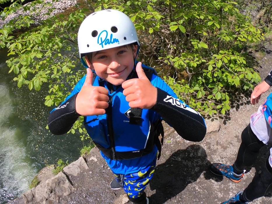 Suitable for all ages its a DOUBLE thumbs up for gorge walking!