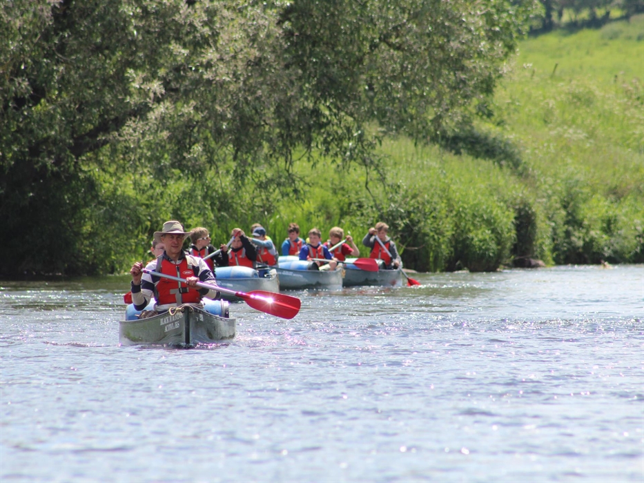Guided Canoeing Trip on the River Wye