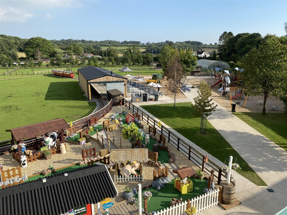 Cefn Mably Mini Golf, railway and adventure play