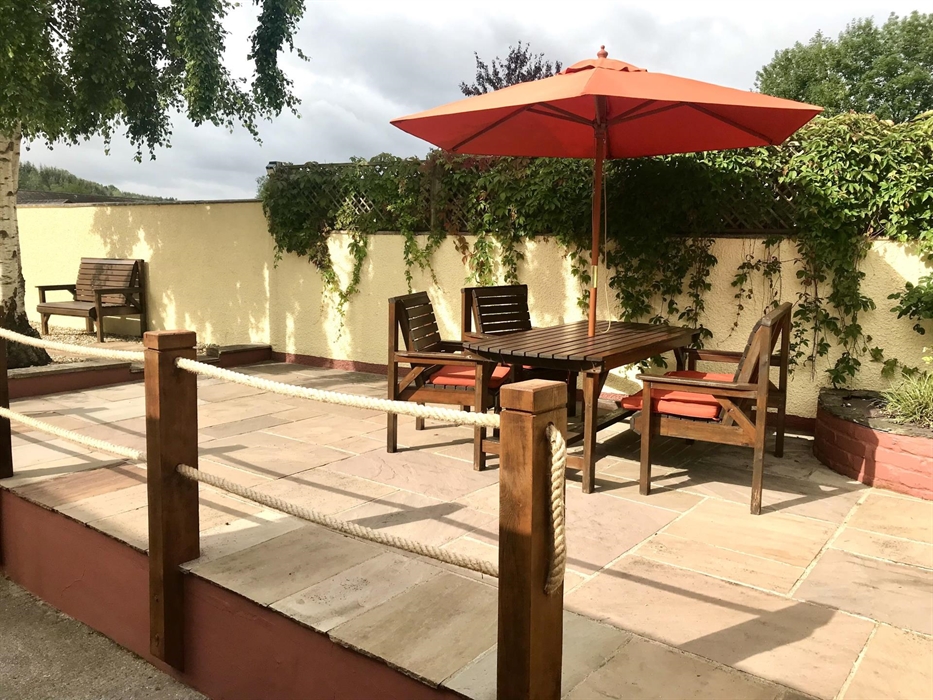 Enjoy morning coffee, evening wine and alfresco dinning. 😀