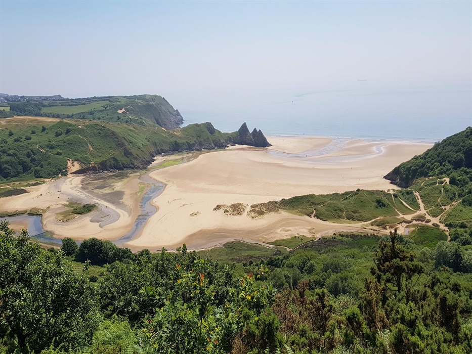 Three Cliffs Bay