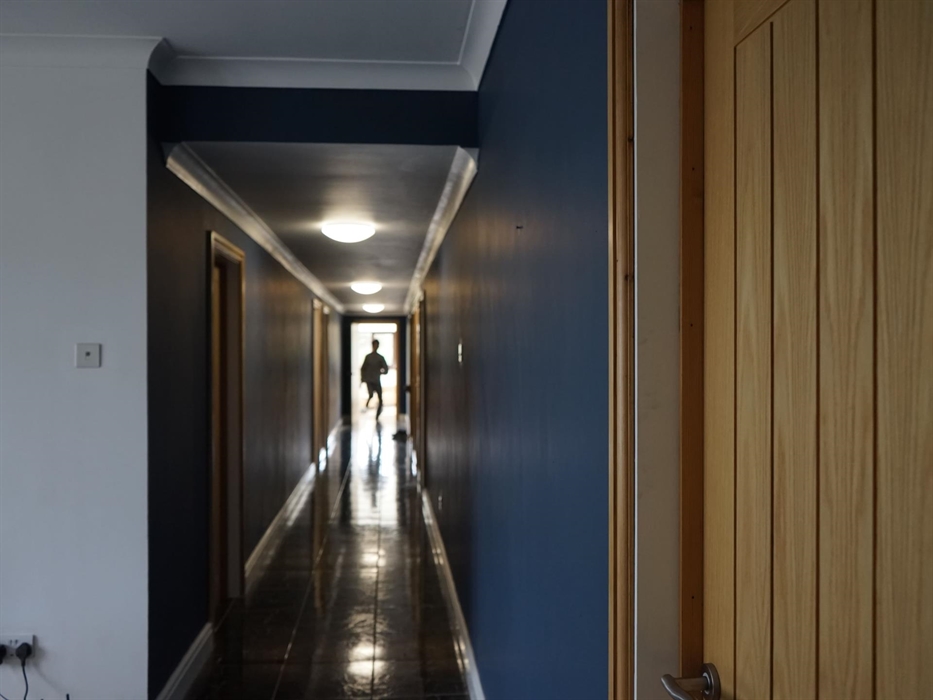 Such a LONG house...acres of room