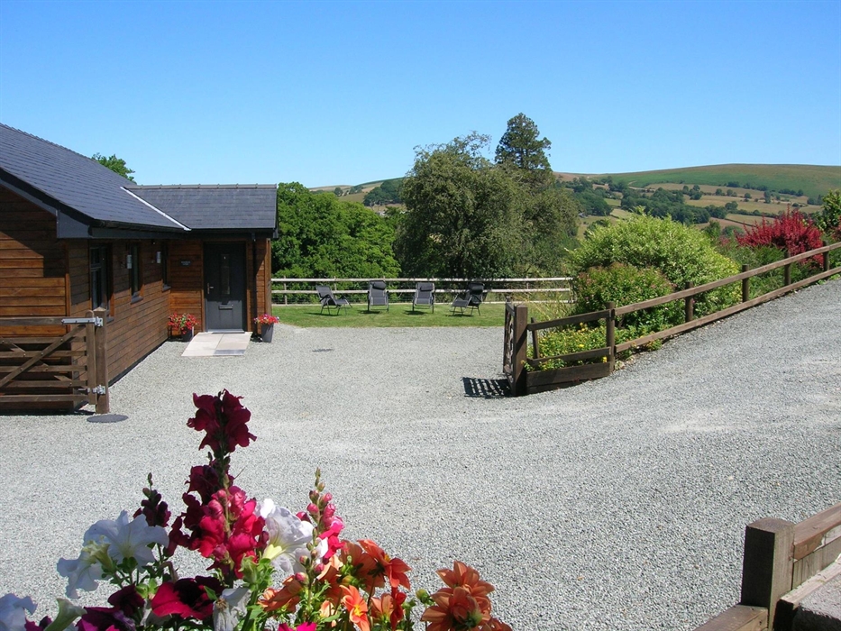 Loungers on the lawn for a relaxing holiday.