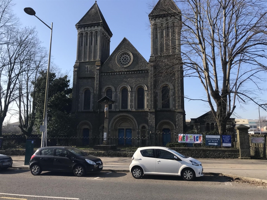 St Mary's Church - view from Bute Street