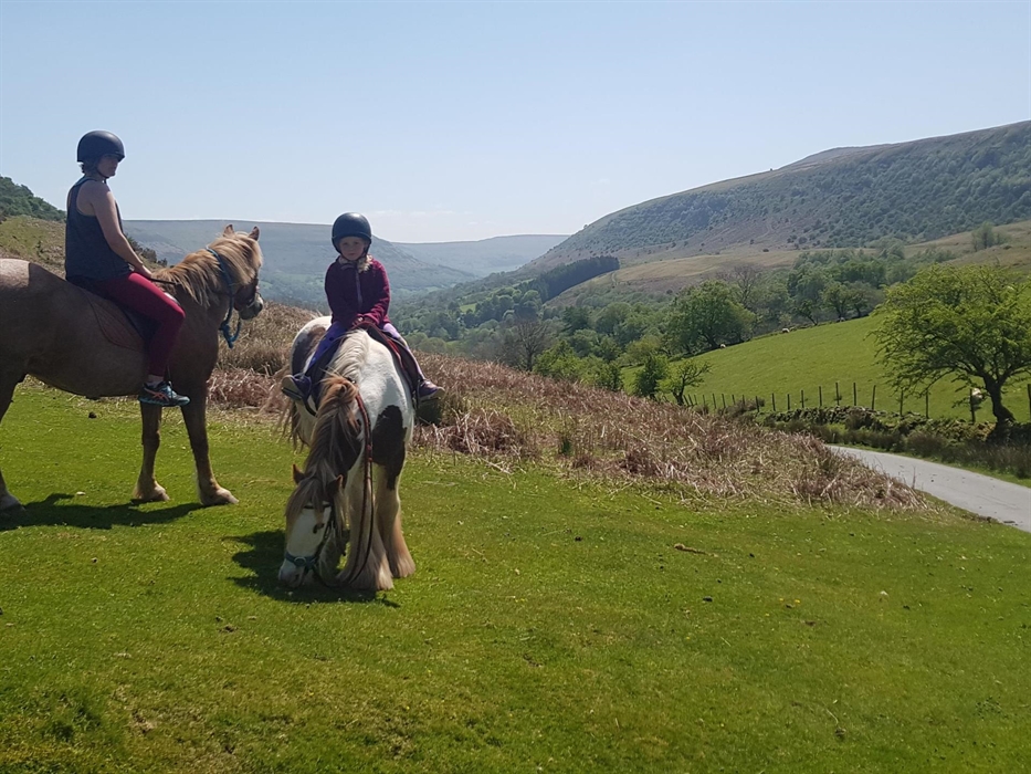 Adults and children can all go on the same rides together but are paired with a horse that is matched individually to their experience and confidence