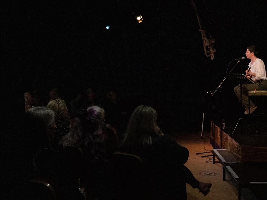 Staging for a performance night at CARAD