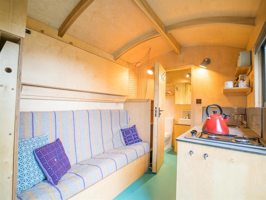 Inside Snowdonia glamping pod