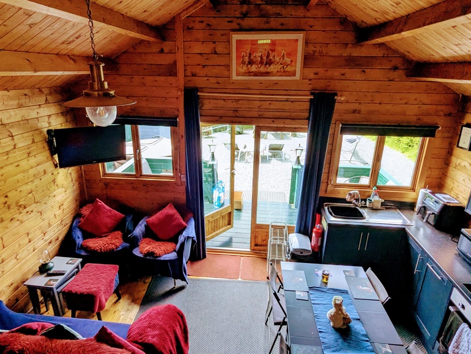 View from crog loft Tad cabin