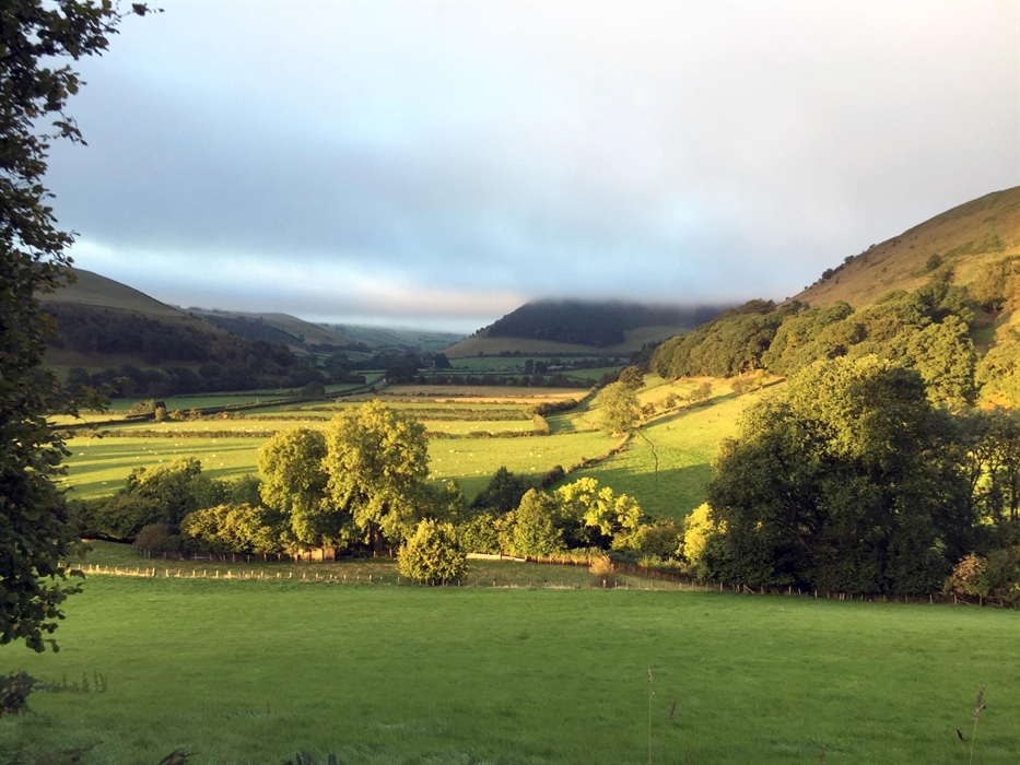 Breathtaking views of Radnorshire, short walk away