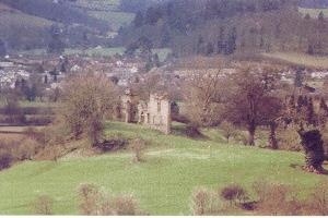 The Town of Presteigne, from Stapleton Castle