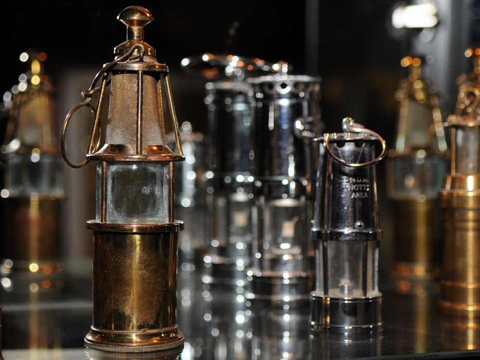 Some of our vast collection of miners lamps