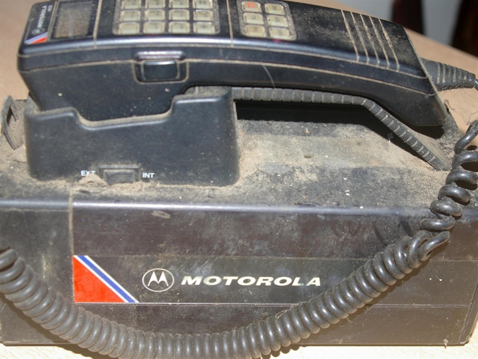 Transportable Motorola phone used in forestry situations and very dirty